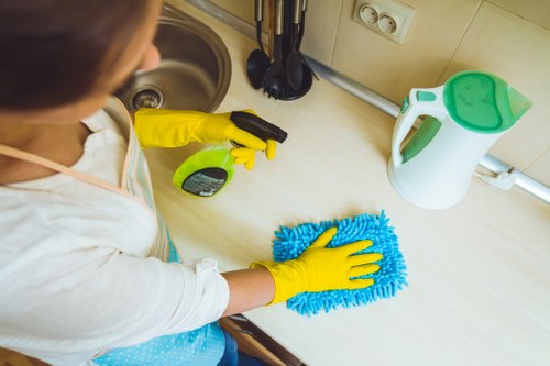 Clean and tidy Streatham property interior after cleaning