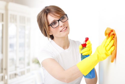 Dust removal during post construction cleaning