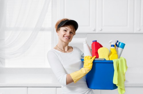 Freshly cleaned living space after deep cleaning