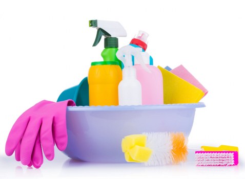 Cleaning schedule for busy communal areas in a building