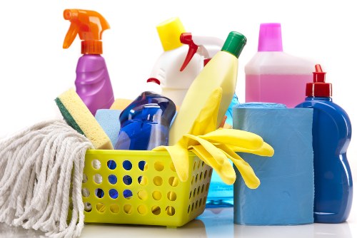 Professional end of tenancy cleaning in a rental property living room