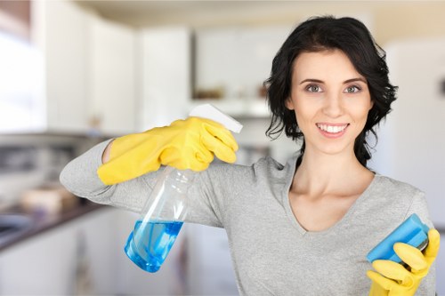 Person applying cleanser as part of a skincare routine