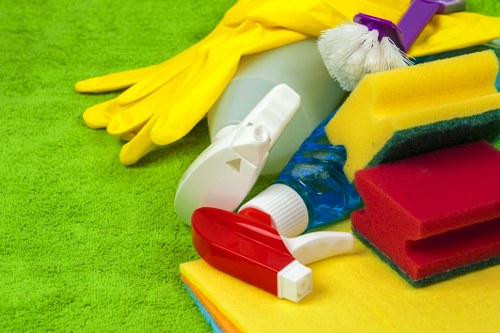 Professional window cleaning on a bright home exterior