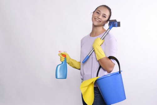Spot cleaning a stained mattress surface