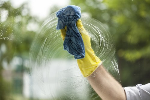 Room-by-room domestic cleaning checklist in a tidy house